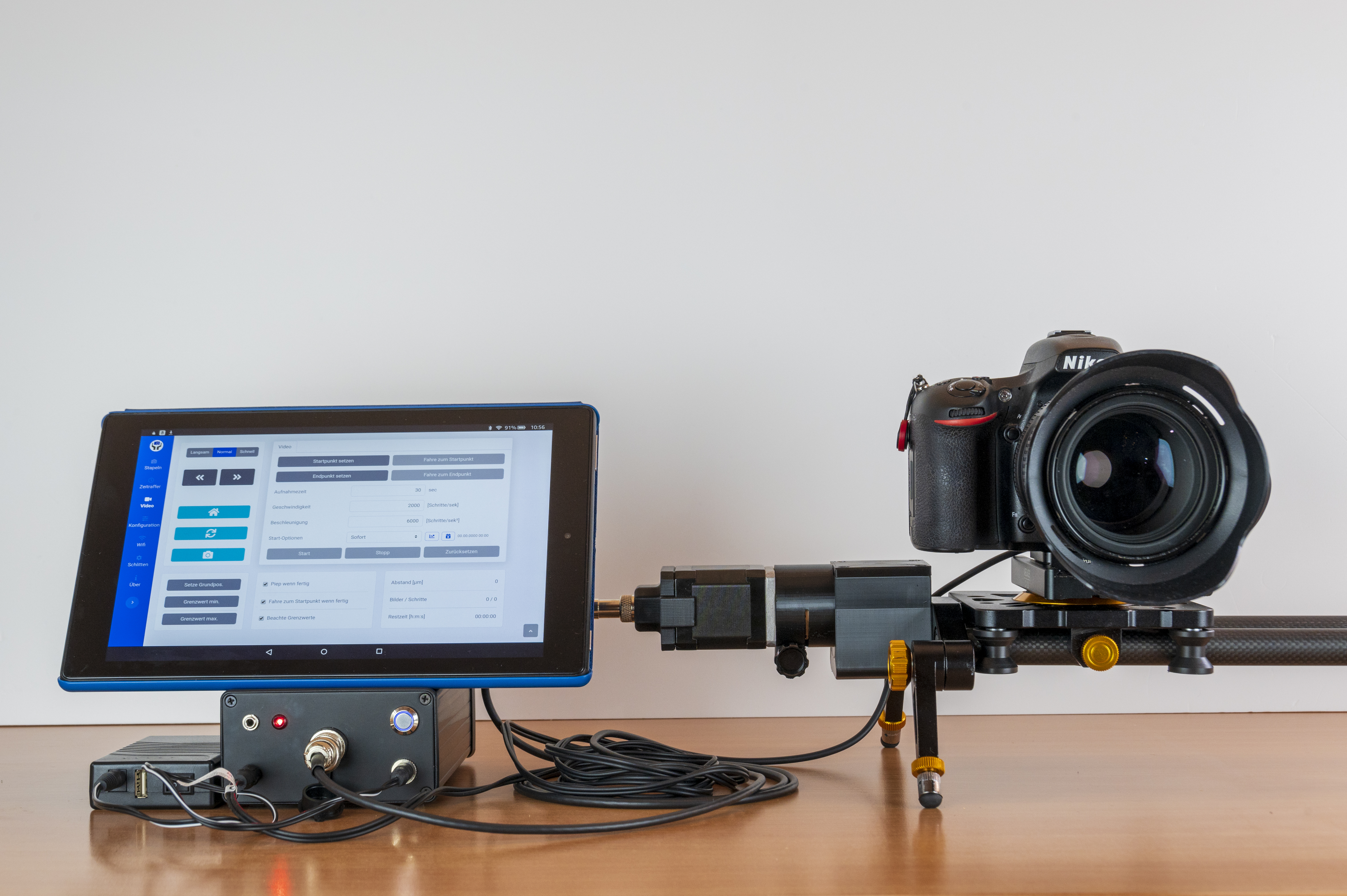 Video- & Timelapse slider