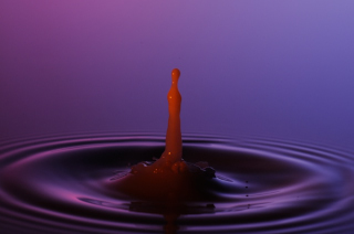 Tropfen in Wasser (134)