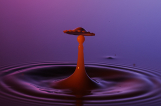 Tropfen in Wasser (192)