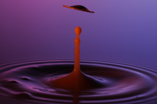 Tropfen in Wasser (203)