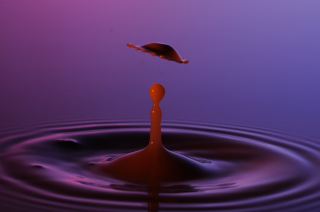 Tropfen in Wasser (219)
