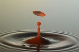 Tropfen in Wasser (224)