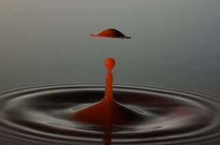 Tropfen in Wasser (228)