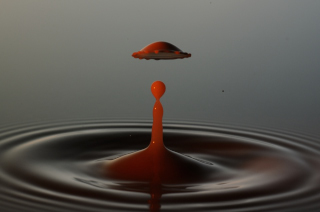 Tropfen in Wasser (229)