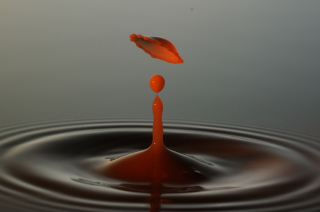 Tropfen in Wasser (232)