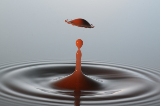 Tropfen in Wasser (237)