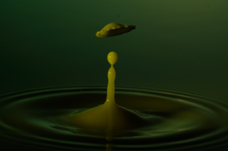 Tropfen in Wasser (263)