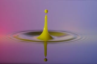 Tropfen in Wasser (307)