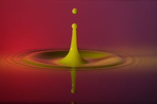 Tropfen in Wasser (313)