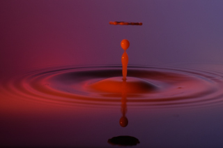 Tropfen in Wasser (337)
