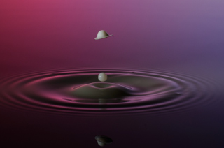 Tropfen in Wasser (386)