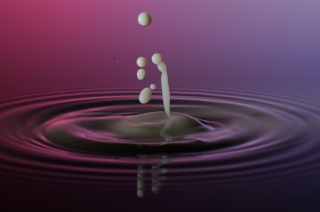 Tropfen in Wasser (440)